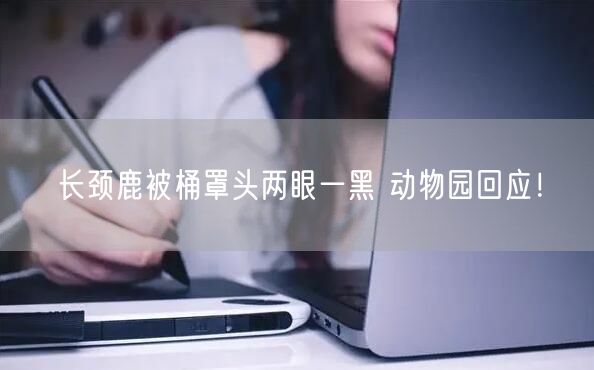 长颈鹿被桶罩头两眼一黑 动物园回应！