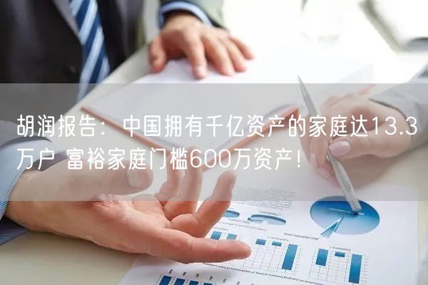 胡润报告：中国拥有千亿资产的家庭达13.3万户 富裕家庭门槛600万资产！