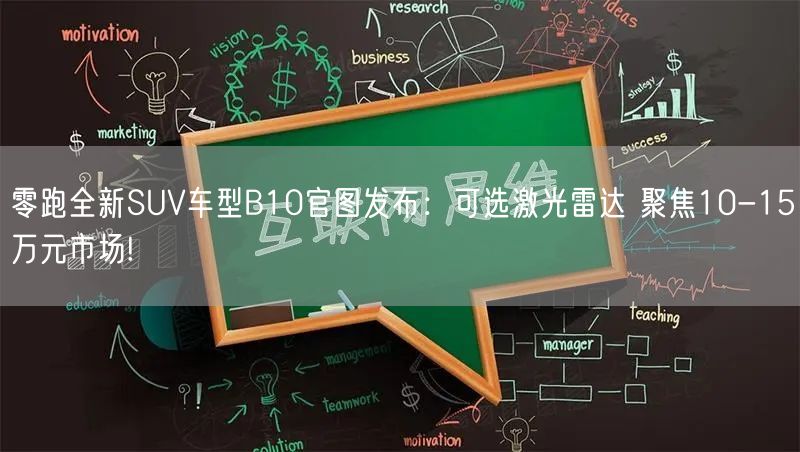 零跑全新SUV车型B10官图发布：可选激光雷达 聚焦10-15万元市场!