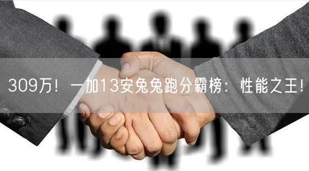 309万！一加13安兔兔跑分霸榜：性能之王！