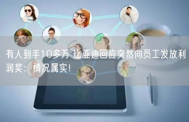有人到手10多万 比亚迪回应突然向员工发放利润奖：情况属实！