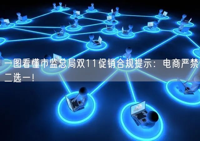一图看懂市监总局双11促销合规提示：电商严禁二选一！