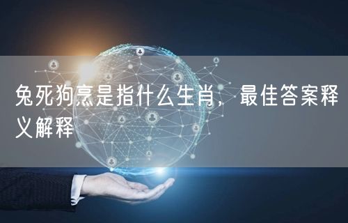 兔死狗烹是指什么生肖，最佳答案释义解释