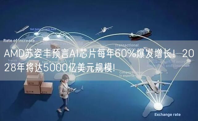 AMD苏姿丰预言AI芯片每年60%爆发增长！2028年将达5000亿美元规模!