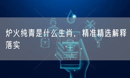炉火纯青是什么生肖，精准精选解释落实