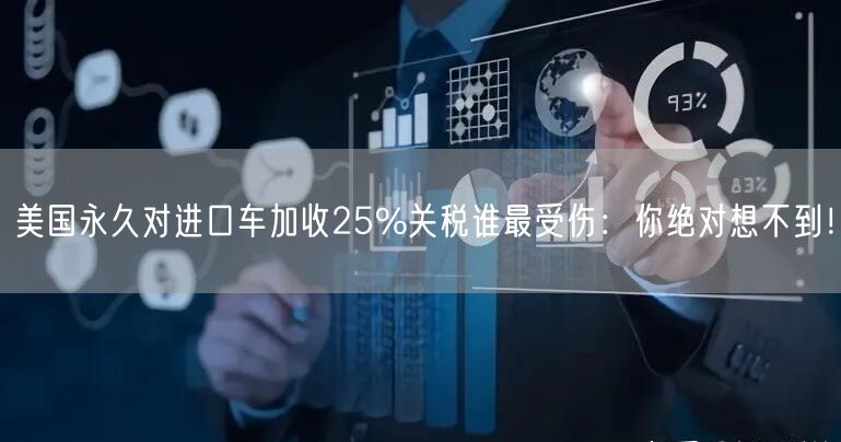 美国永久对进口车加收25%关税谁最受伤：你绝对想不到！
