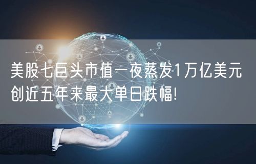 美股七巨头市值一夜蒸发1万亿美元 创近五年来最大单日跌幅!