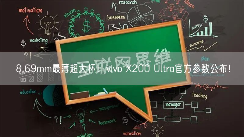 8.69mm最薄超大杯！vivo X200 Ultra官方参数公布！