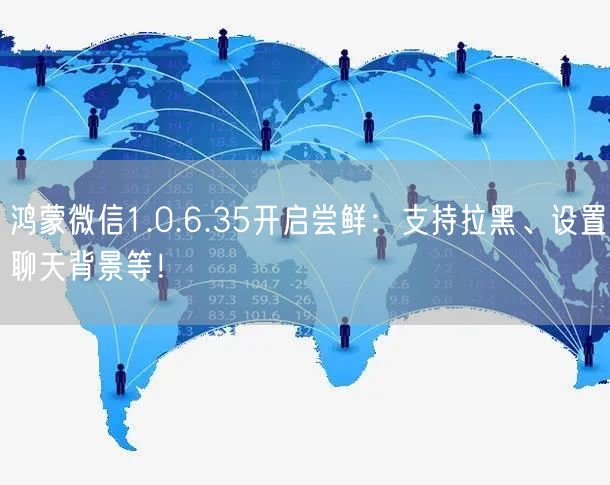 鸿蒙微信1.0.6.35开启尝鲜：支持拉黑、设置聊天背景等！