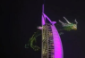太壮观！迪拜帆船酒店无人机表演飞龙在天！